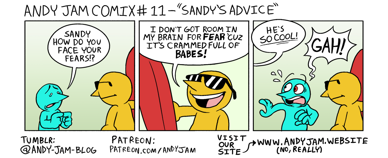 Andy Jam Comix #11 – “Sandy’s Advice”