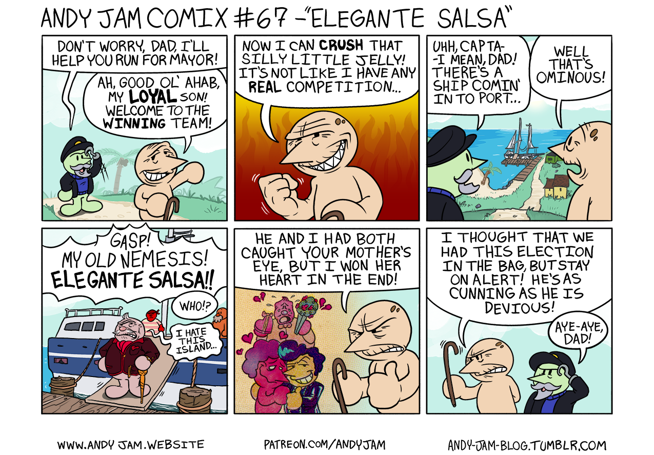 Select Andy Jam Comix #67 – ”Elegante Salsa”