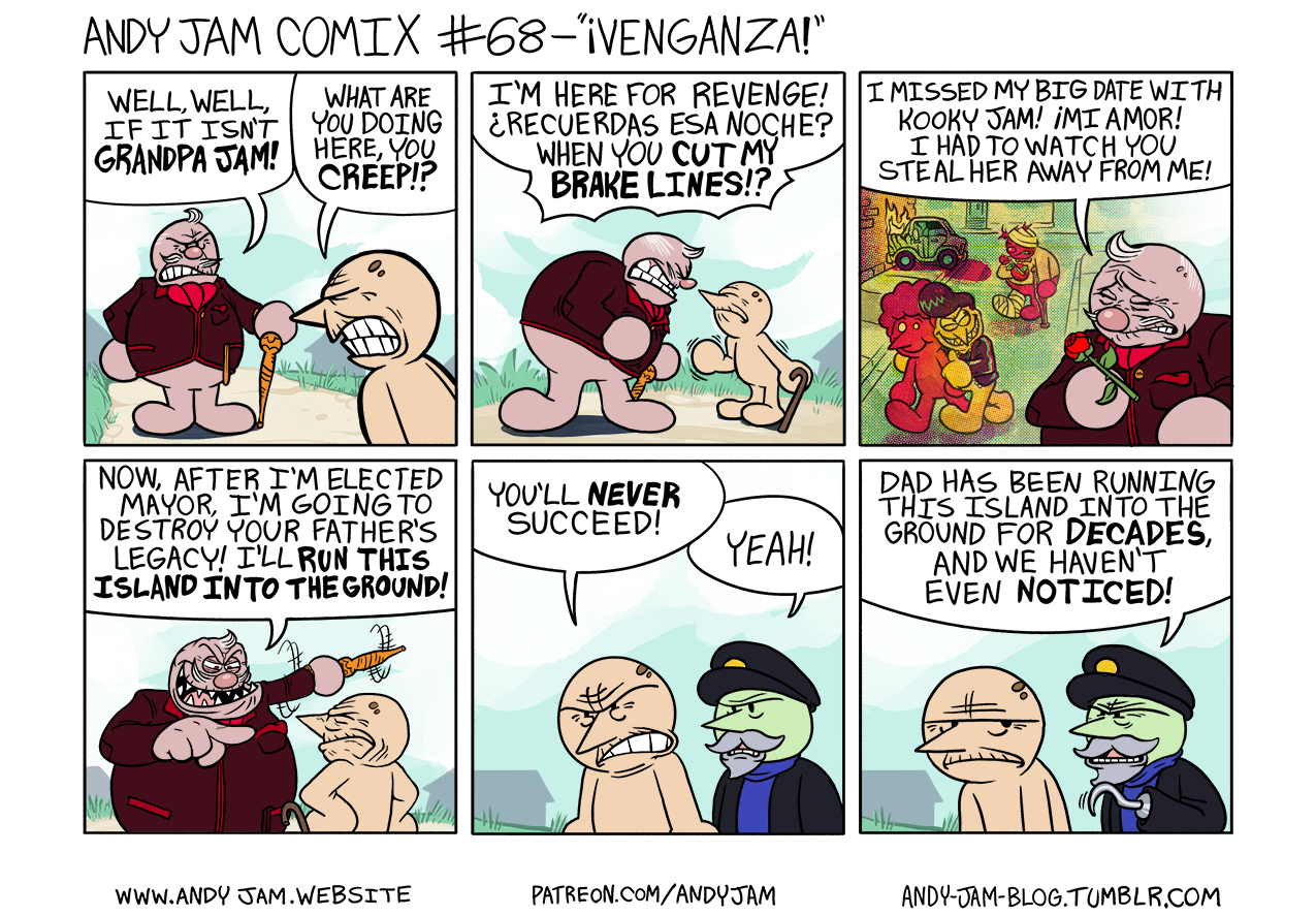 Select Andy Jam Comix #68 – ” ¡Venganza!”