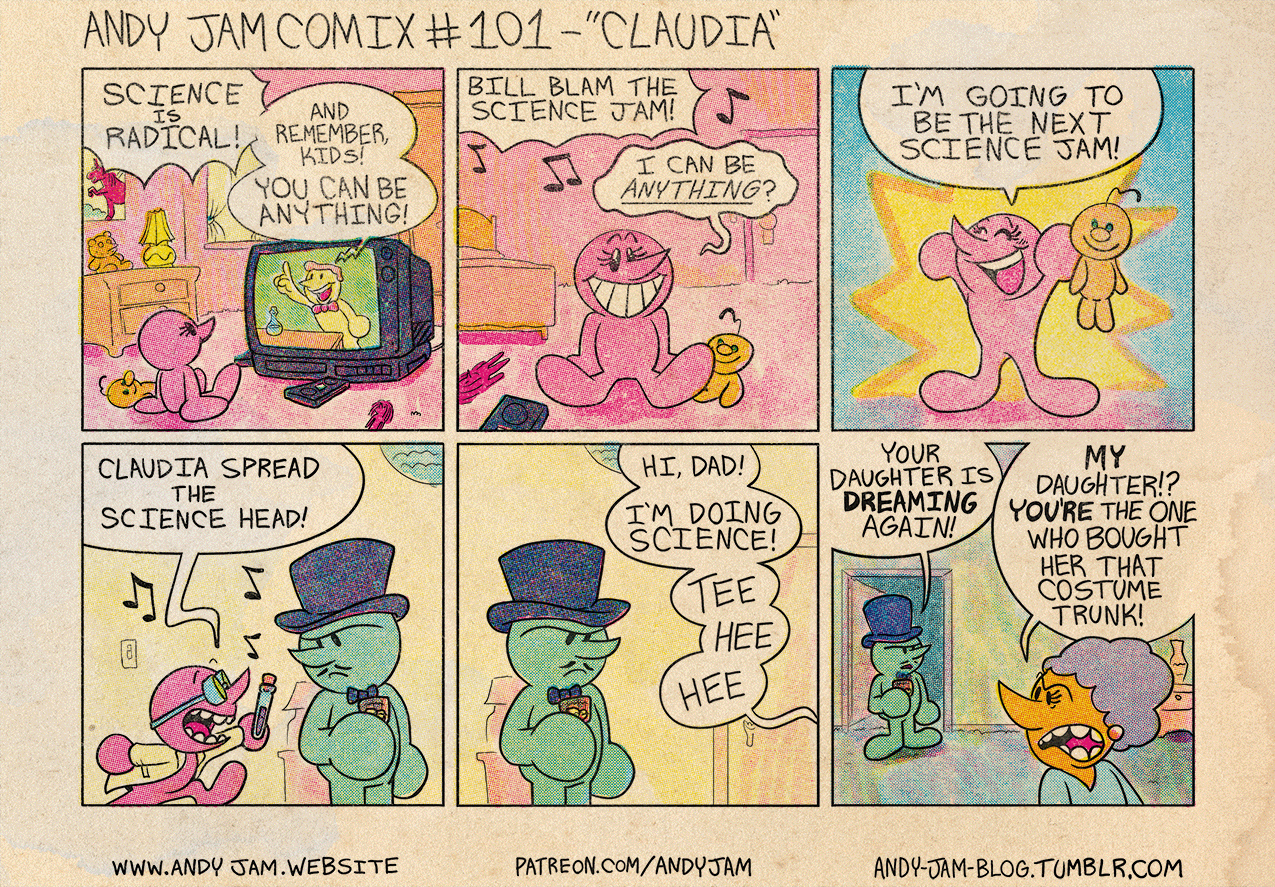 Andy Jam Comix #101 – “Claudia”