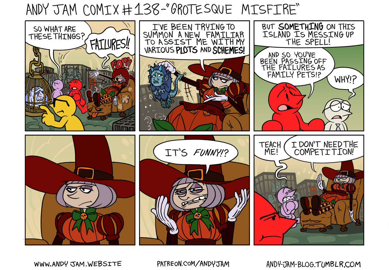 Andy Jam Comix #138 – “Grotesque Misfire”